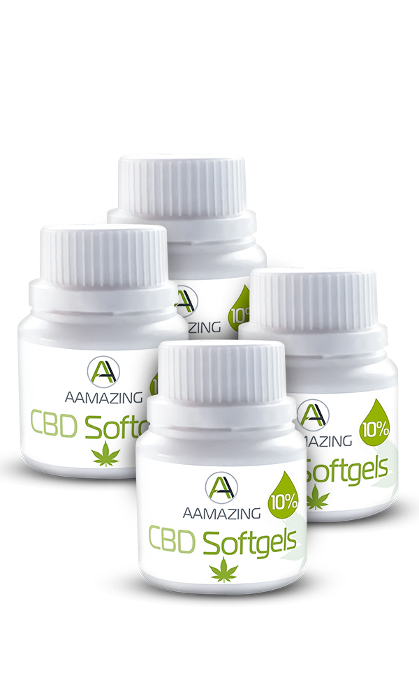 4er Set CBD 10% Kapseln (60 Stk)