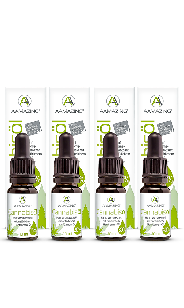 CBD Bundle Set 15% 20% 30% 40% in je 10ml