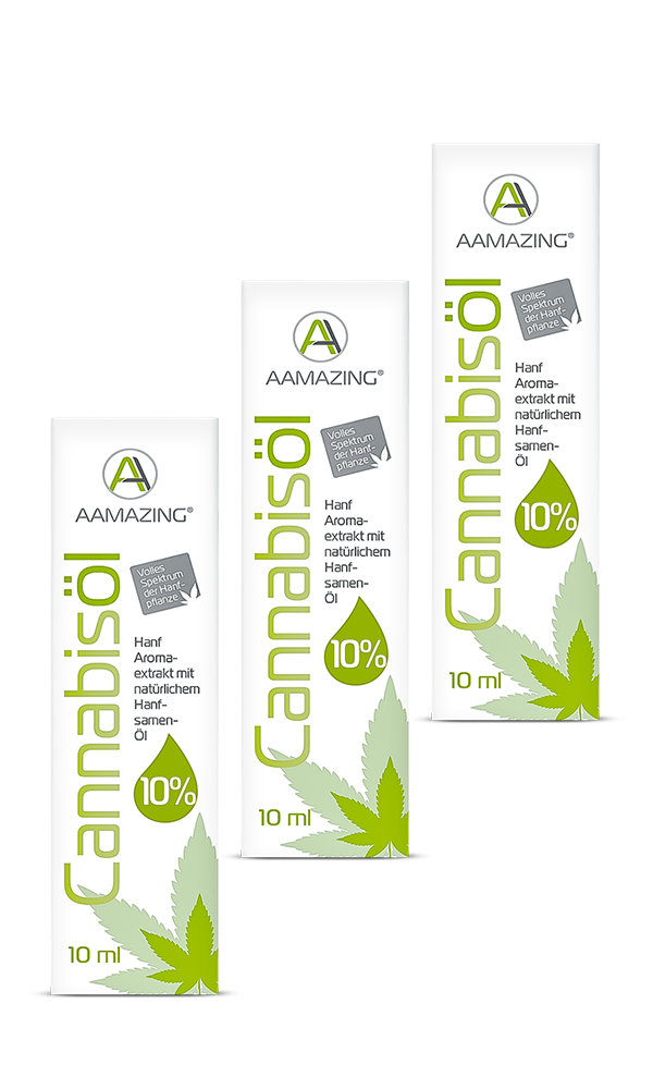 CBD Öl 10% Vollspektrum · 3er Pack