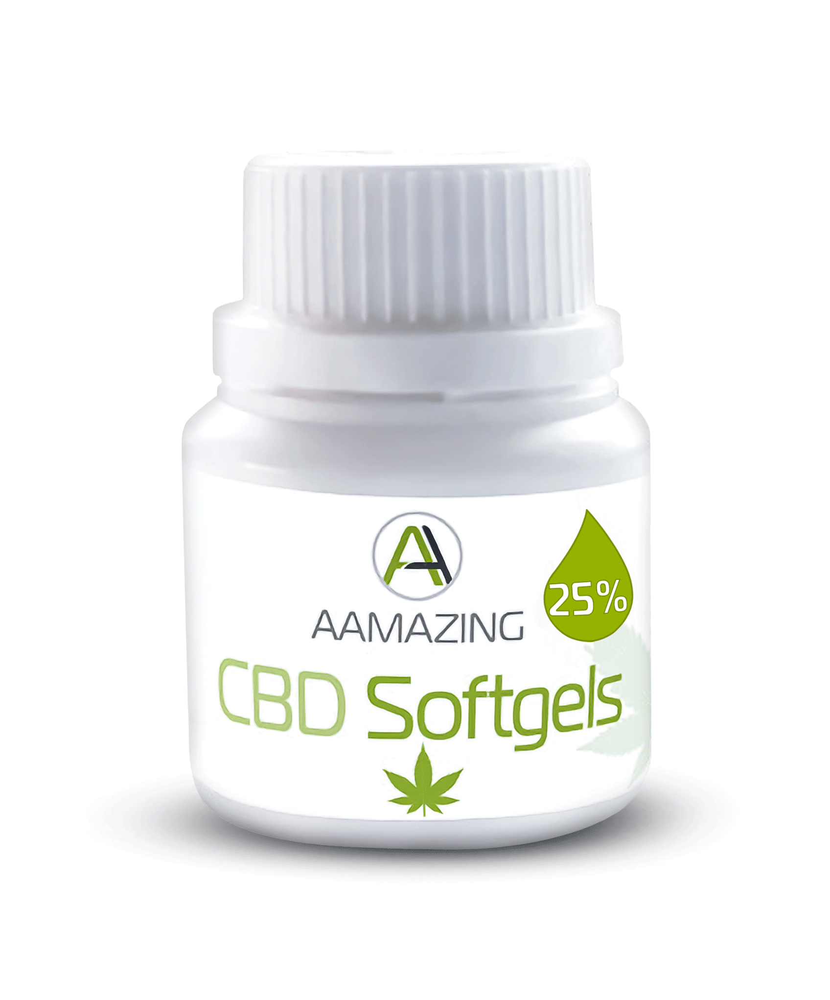 CBD Softgel Capsules with 25% Full Spectrum Oil (60 capsules)