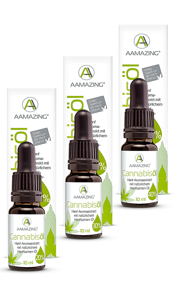 CBD Bundle Set 20% 30% 40% in je 10ml