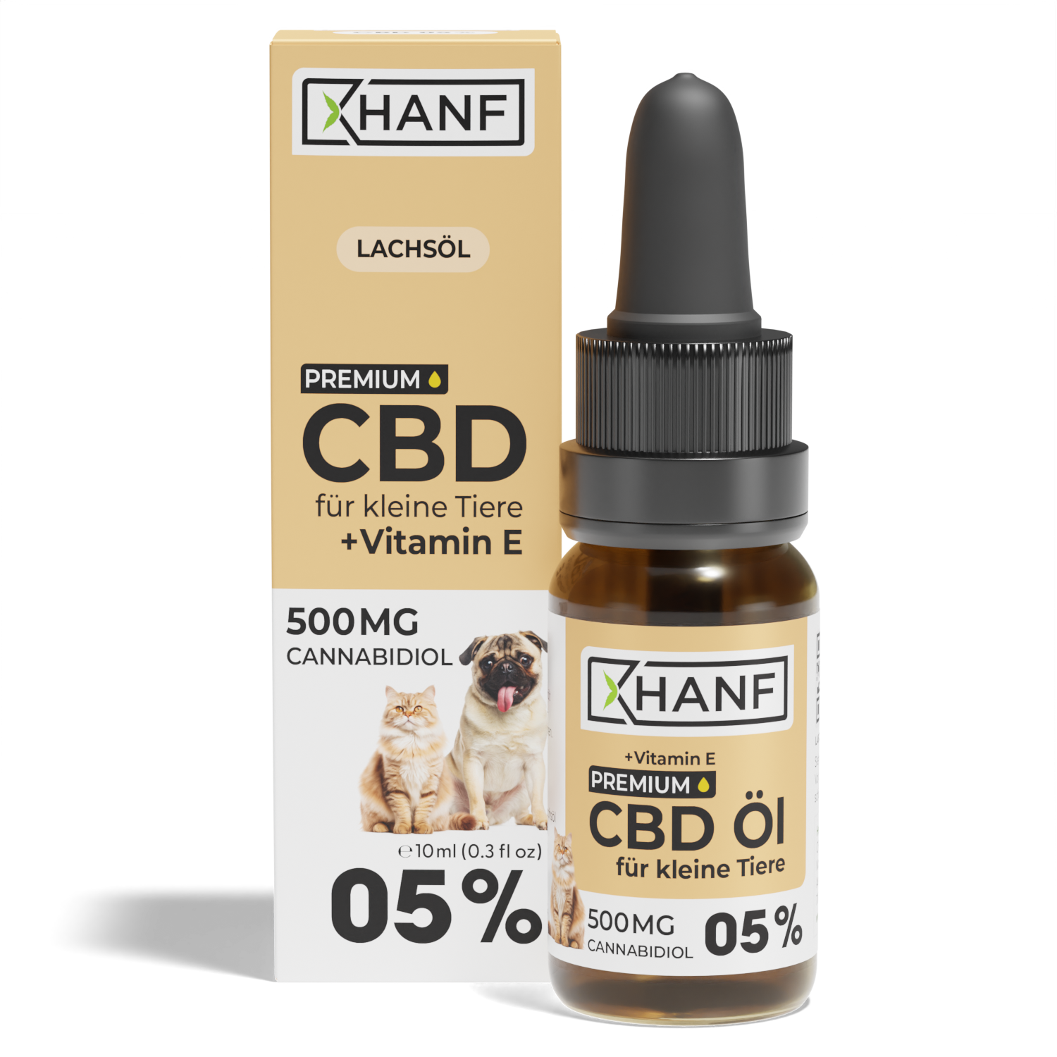 CBD Öl für Tiere 5% - Lachs