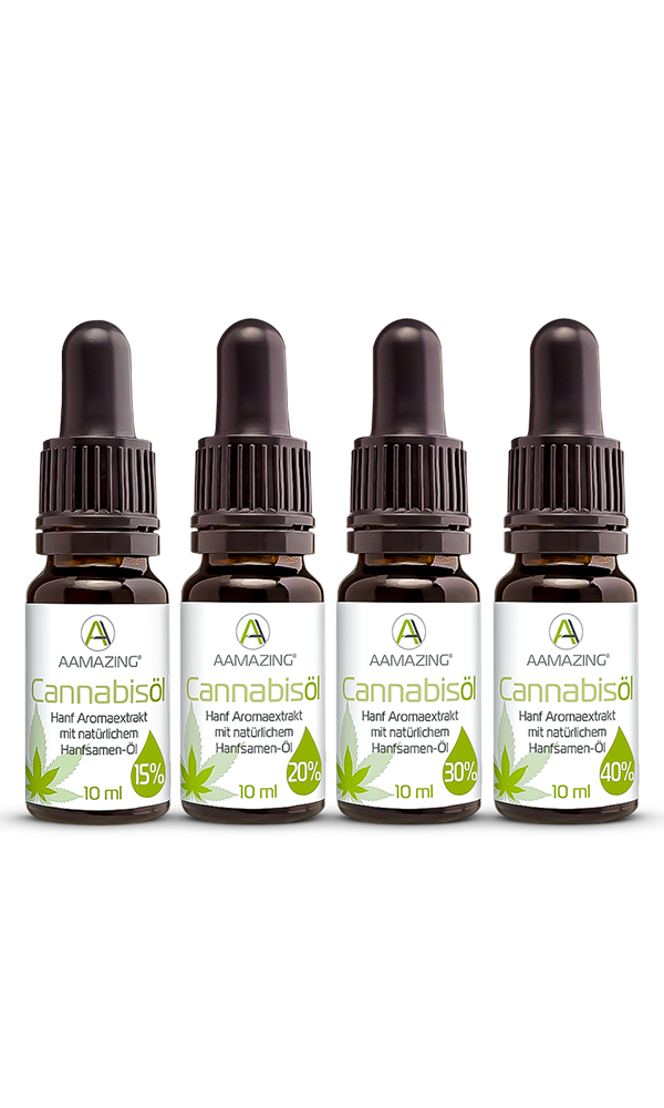 CBD Bundle Set 15% 20% 30% 40% in je 10ml