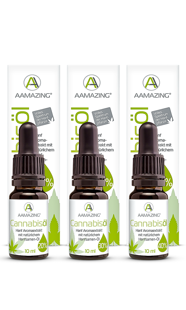 CBD Bundle Set 20% 30% 40% in je 10ml