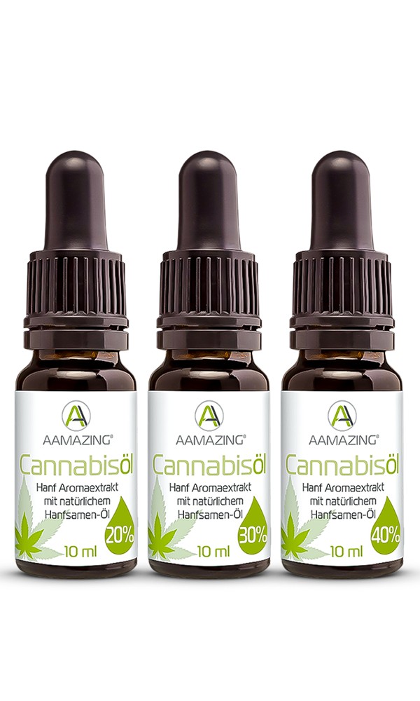 CBD Bundle Set 20% 30% 40% in je 10ml